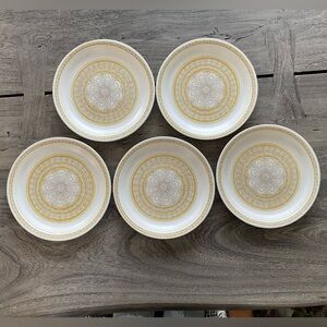 Franciscan Hacienda Gold MCM Salad/Dessert/Plates, Set of 5